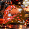 Maxcorners Shattered Glass Clay Target Trap Shooting Personalized Name 3D Cap