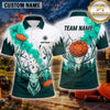 Maxcorners Trap Shooting Shirt Alligator Fierce Predator Multiple Options Personalized Name, Team Name 3D Shirt