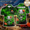 Maxcorners Trap Shooting Shirt Clay Target Shooting Tactical Crosshair Multiple Options Personalized Name, Team Name 3D Shirt