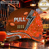 Maxcorners PULL Lightning Bolt Trap Shooting Personalized Name 3D Cap