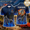 Maxcorners Trap Shooting Shirt Dragon Fire Breathing Fantasy Multiple Options Personalized Name, Team Name 3D Shirt