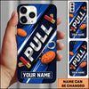 Maxcorners Crossed Shotgun Target Blue Shooting Sports Personalized Name Trap Shooting Phone Case