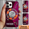 Maxcorners 12 Gauge Silver Shell Clay Target Shooting Personalized Name Trap Shooting Phone Case