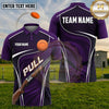 (5 Colors) Maxcorners Trap Shooting PULL Shotgun Clay Target Flowing Lines Multiple Options Personalized Name, Team Name 3D Shirt