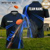 (5 Colors) Maxcorners Trap Shooting PULL Shotgun Clay Target Racing Stripes Multiple Options Personalized Name, Team Name 3D Shirt