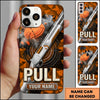 Maxcorners Steel Shotgun Badge Pull Clay Target Personalized Name Trap Shooting Phone Case