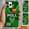 Maxcorners Geometric Shooting Crest Pull Clay Target Personalized Name Trap Shooting Phone Case
