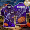 Maxcorners Eagle Soaring Feather Wings Multiple Options Personalized Name, Team Name 3D Shirt