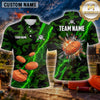 Maxcorners Clay Shooting Lightning Strike Multiple Options Personalized Name, Team Name 3D Shirt