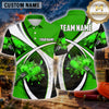 Maxcorners Clay Target Shooting Dynamic Swirl Multiple Options Personalized Name, Team Name 3D Shirt