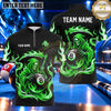 Maxcorners Mystic Hooded Reaper 8 Ball Pool Multiple Options Personalized Name, Team Name 3D Shirt