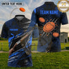 (5 Colors) Maxcorners Trap Shooting Shotgun Clay Targets Grunge Brush Multiple Options Personalized Name, Team Name 3D Shirt