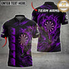 Maxcorners Darts Dragon Flame Dartboard Graphic Multiple Options Personalized Name, Team Name 3D Shirt