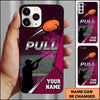Maxcorners Minimal Night Shooter Pull Clay Target Personalized Name Trap Shooting Phone Case