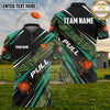 (5 Colors) Maxcorners Trap Shooting PULL Shotgun Clay Targets Geometric Grunge Multiple Options Personalized Name, Team Name 3D Shirt