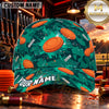 Maxcorners Flying Clay Targets Blue Camouflage Trap Shooting Personalized Name 3D Cap