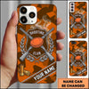 Maxcorners Shooting Club Crest Crossed Shotguns Personalized Name Trap Shooting Phone Case