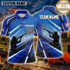 Maxcorners Clay Shooting Dynamic Sports Stripes Multiple Options Personalized Name, Team Name 3D Shirt
