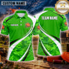 Maxcorners Clay Target Shooting Flowing Disc Pattern Multiple Options Personalized Name, Team Name 3D Shirt