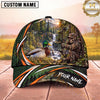 Maxcorners Hunting Skull Archer Forest Waterfall Bow Hunting Design Multiple Options Personalized Name 3D Cap