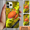 Maxcorners Electric Clay Explosion Blue Target Shooting Personalized Name Trap Shooting Phone Case
