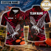 Maxcorners Clay Shooting Athletic Wave Stripes Multiple Options Personalized Name, Team Name 3D Shirt