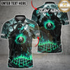 Maxcorners Billiards Grim Reaper Flaming 8 Ball Multiple Options Personalized Name, Team Name 3D Shirt