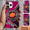 Maxcorners Crossed Shotguns Bullseye Clay Target Personalized Name Trap Shooting Phone Case