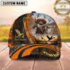 Maxcorners Dog Hunting And Duck Hunting Waterfowl Sunset Scene Multiple Options Personalized Name 3D Cap
