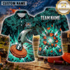 Maxcorners Clay Target Shooting Headphone Emblem Multiple Options Personalized Name, Team Name 3D Shirt