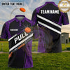 (5 Colors) Maxcorners Trap Shooting PULL Clay Target Diagonal Sport Stripes Multiple Options Personalized Name, Team Name 3D Shirt