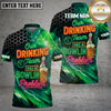 Maxcorners Bowling Drinking Team Beer Quote Multiple Options Personalized Name, Team Name 3D Shirt
