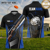 (5 Colors) Maxcorners Trap Shooting Shotgun Clay Target Precision Emblem Multiple Options Personalized Name, Team Name 3D Shirt