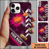 Maxcorners 12 Gauge Shell Emblem Pull Clay Target Personalized Name Trap Shooting Phone Case