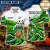 Maxcorners Clay Shooting Ocean Wave Impact Multiple Options Personalized Name, Team Name 3D Shirt