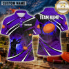 Maxcorners Skull Winged Lightning Multiple Options Personalized Name, Team Name 3D Shirt