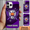 Maxcorners Silver Wing Shooting Shield Clay Target Personalized Name Trap Shooting Phone Case