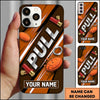 Maxcorners Crossed Shotgun Target Blue Shooting Sports Personalized Name Trap Shooting Phone Case