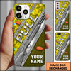 Maxcorners 12 Gauge Shooting Badge Pull Clay Target Personalized Name Trap Shooting Phone Case