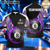 Maxcorners Majestic Angel Wings Billiards Multiple Options Personalized Name, Team Name 3D Shirt