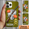 Maxcorners Classic Shotgun Shield Clay Target Shooting Personalized Name Trap Shooting Phone Case
