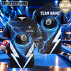 Maxcorners Electric Tornado Vortex 8 Ball Pool Multiple Options Personalized Name, Team Name 3D Shirt