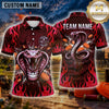 Maxcorners Trap Shooting Shirt Cobra Striking Snake Multiple Options Personalized Name, Team Name 3D Shirt