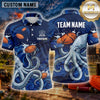 Maxcorners Trap Shooting Shirt Octopus Multiple Options Personalized Name, Team Name 3D Shirt