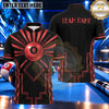 Maxcorners Art Deco Geometric Sunburst Pool Multiple Options Personalized Name, Team Name 3D Shirt