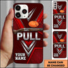 Maxcorners Geometric Shooting Crest Pull Clay Target Personalized Name Trap Shooting Phone Case