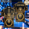 Maxcorners Egyptian Pharaoh Sphinx 8 Ball Pool Multiple Options Personalized Name, Team Name 3D Shirt