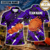 Maxcorners Clay Shooting Shattered Geometric Pattern Multiple Options Personalized Name, Team Name 3D Shirt