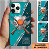 Maxcorners Winged Crossed Shotguns Sporting Clays Personalized Name Trap Shooting Phone Case