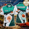 Maxcorners Trap Shooting Shirt Clay Target Shooting Abstract Target Multiple Options Personalized Name, Team Name 3D Shirt